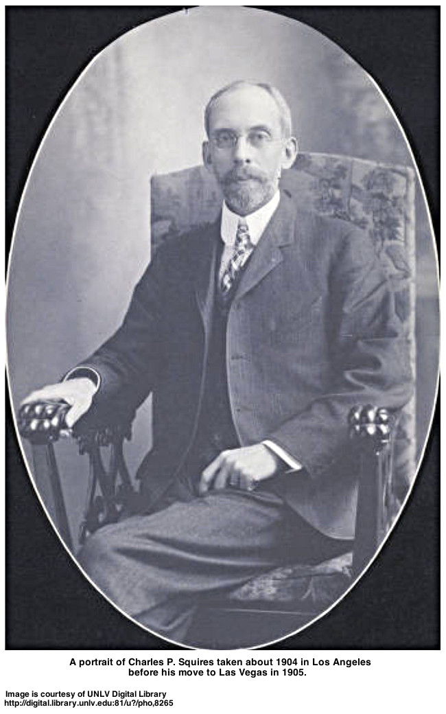 Portrait of Charles P. Squires taken in Los Angeles. Marceau in Los Angeles is listed as the photograph's creator.  